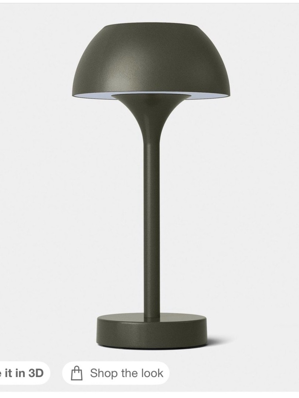 Threshold LED rechargeable Touch Lamp